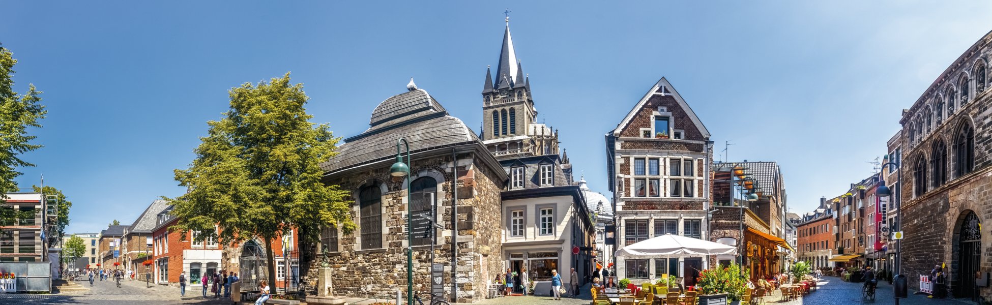 Aachener Dom und Spitzgässchen