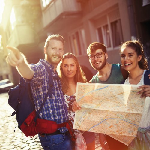 gemeinsam auf Städtetour