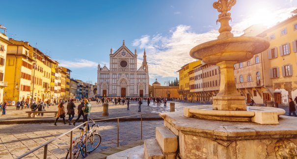 Marktplatz in Florenz