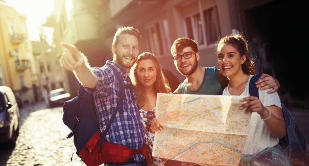 gemeinsam auf Städtetour